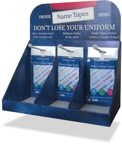 The Name Tape Company - Redeem a Voucher Card